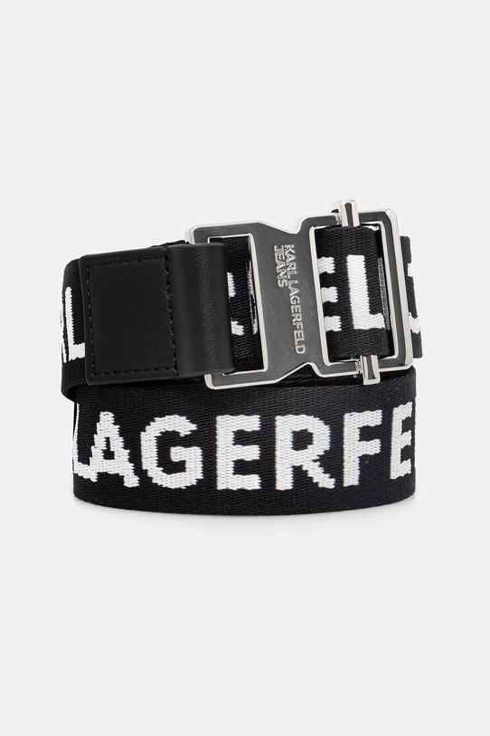 Ζώνη Karl Lagerfeld Jeans μαύρο B1W33061