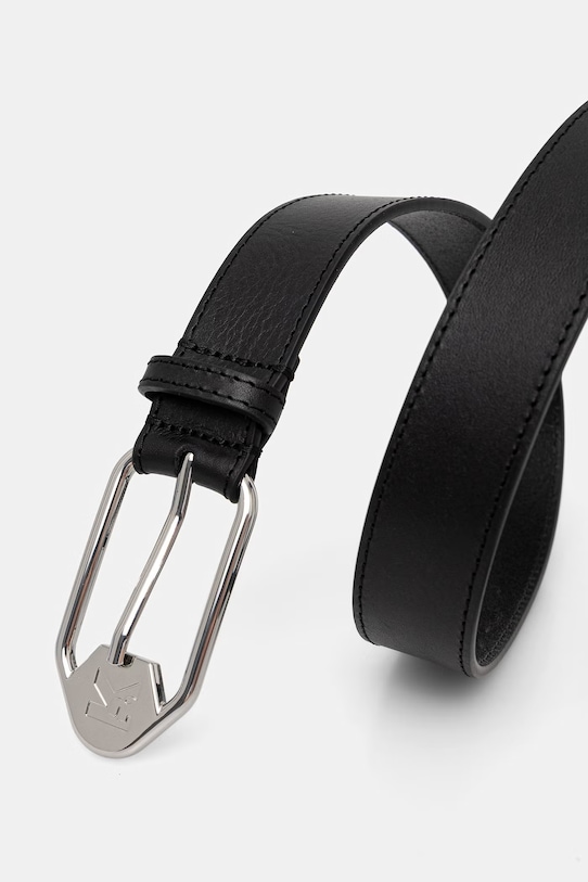 Kožený pásek Karl Lagerfeld Jeans B2W33009 černá SS26