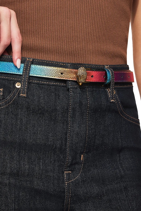 Kurt Geiger London cintura da donna in pelle Eagle Belt rosa 5255869109