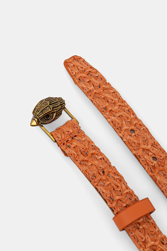 Kurt Geiger London pasek damski Eagle Belt 5255891449 pomarańczowy SS26