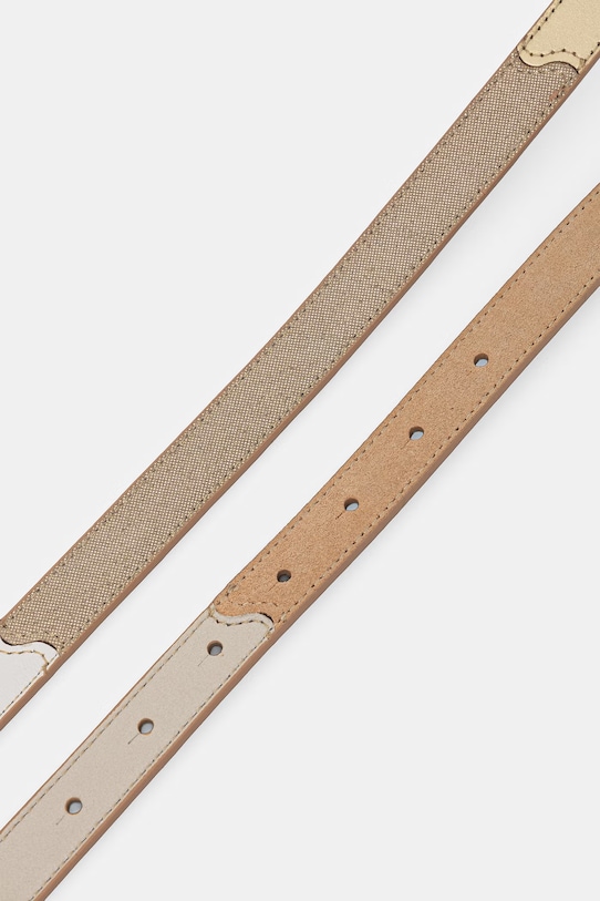 Kurt Geiger London pasek damski skórzany Eagle Belt 5255815129 beżowy SS26