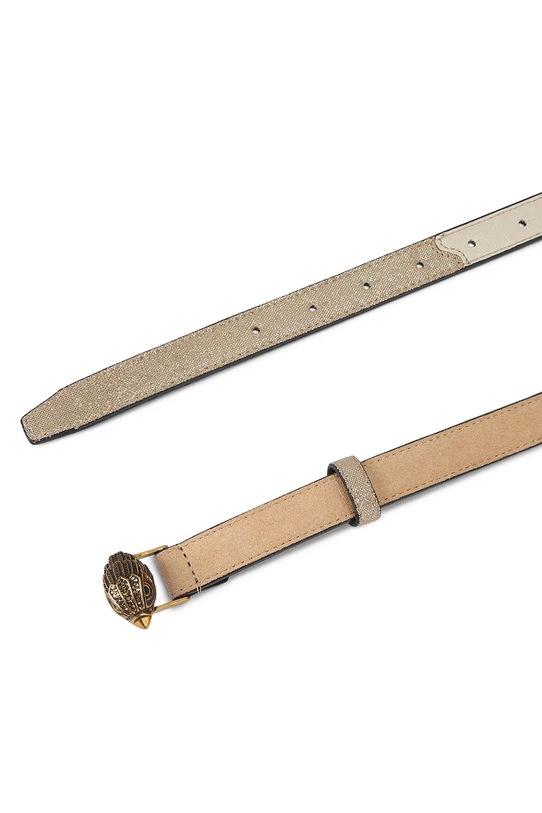 Kurt Geiger London cintura da donna in pelle Eagle Belt 5255815129 beige SS26