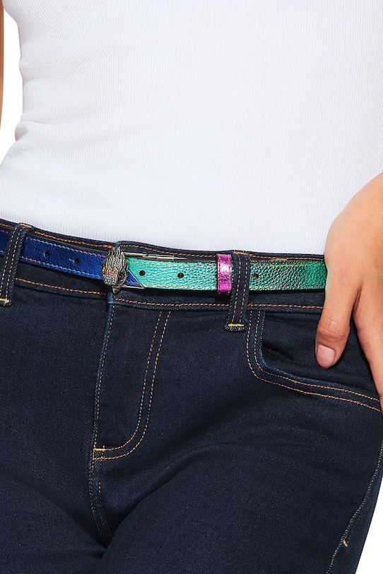 Kurt Geiger London pasek dwustronny damski skórzany Eagle Belt 5411769109