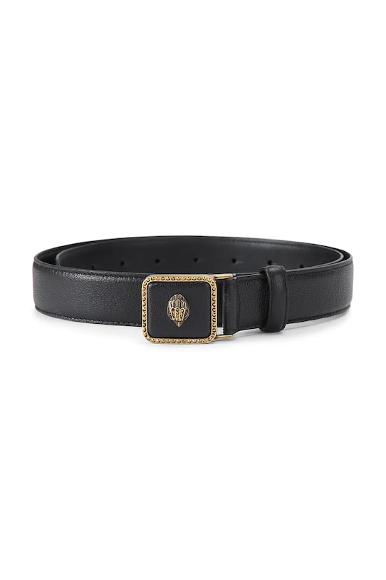 Kurt Geiger London dámsky kožený opasok Pimlico Belt čierna 5633100109