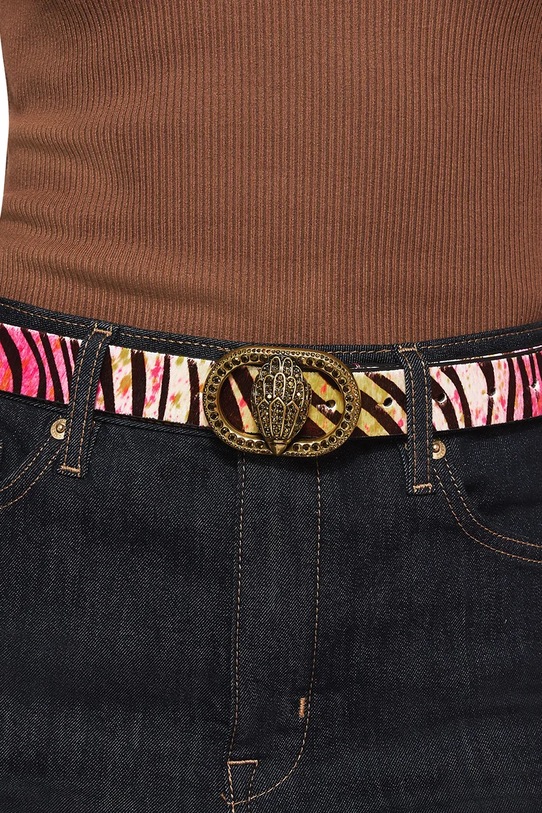 Kurt Geiger London cintura da donna in pelle Chelsea 30 Belt rosa 5255957209