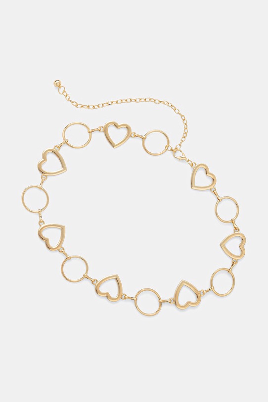 Morgan pasek damski złoty 3MELOVE