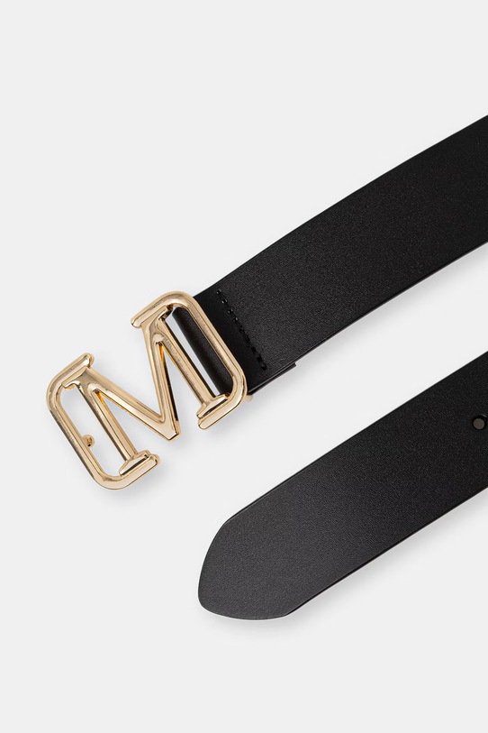 Morgan pasek damski skórzany 3VERSO czarny SS26