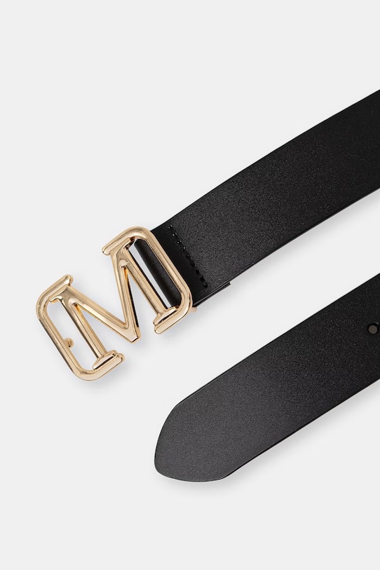 Morgan pasek damski skórzany 3VERSO czarny SS26