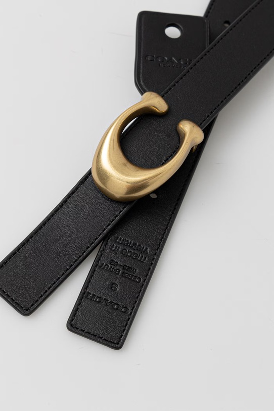 Akcesoria Coach pasek damski CEB69 brązowy