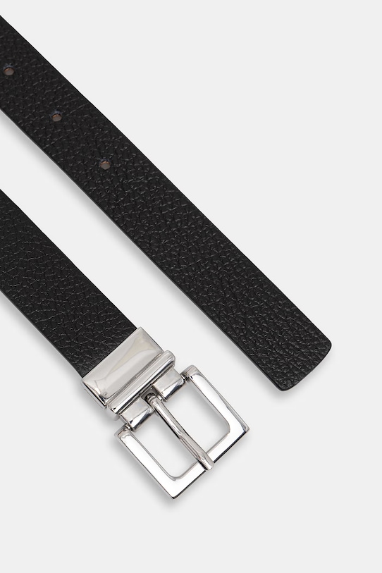 Gianni Chiarini curea reversibilă pentru femei, din piele CN.K00332 negru SS26