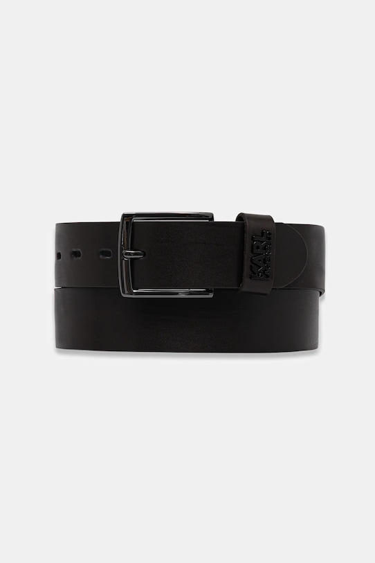 Karl Lagerfeld pasek skórzany brązowy 561431.815300