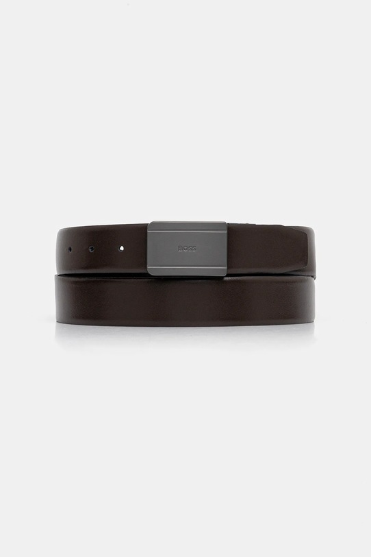 BOSS pasek skórzany Gifflet_Gb35_pp czarny 50558756