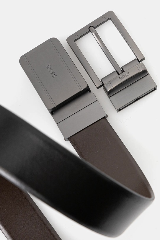 BOSS pasek skórzany Gifflet_Gb35_pp 50558756 czarny