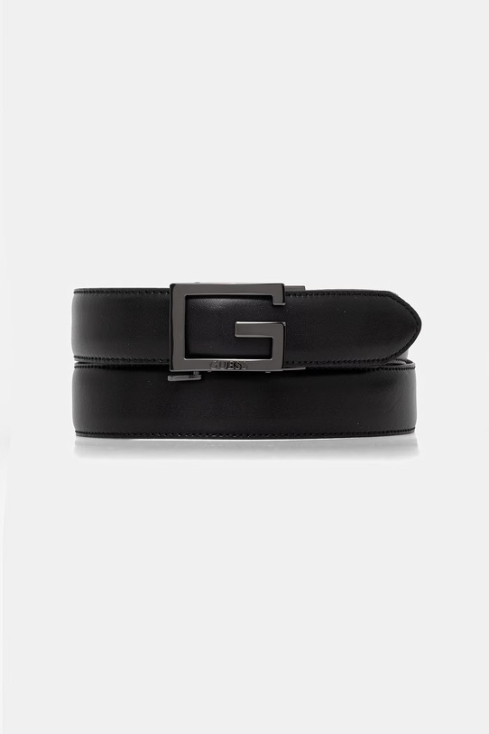 Δερμάτινη ζώνη Guess μαύρο BM7853.P5435