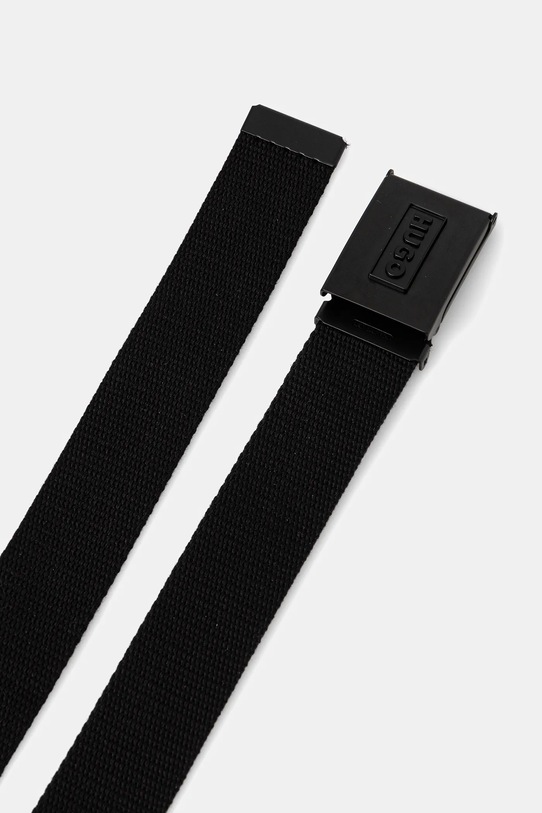 HUGO pasek Garratt-Plate 50558794 czarny SS26