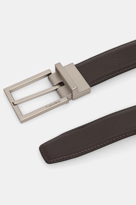 Obojstranný opasok Calvin Klein LV04D7026G hnedá SS26