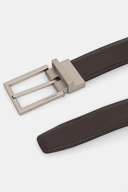 Calvin Klein pasek dwustronny LV04D7026G brązowy SS26