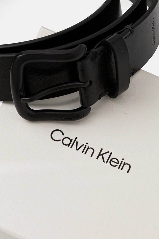 Αξεσουάρ Δερμάτινη ζώνη Calvin Klein LV04D7041G μαύρο