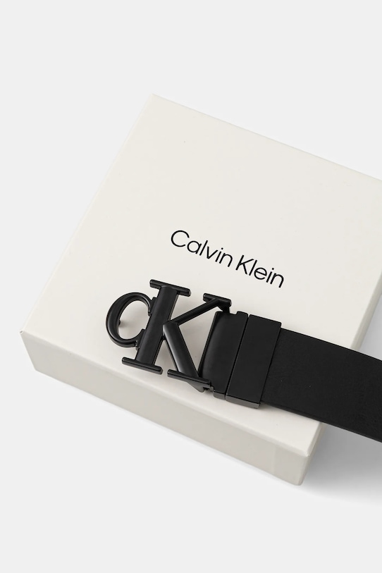 Akcesoria Calvin Klein pasek dwustronny LV04D7049G czarny