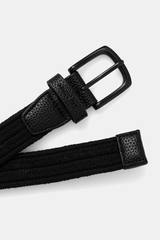 Armani Exchange pasek XM002035.AF19930 czarny SS26