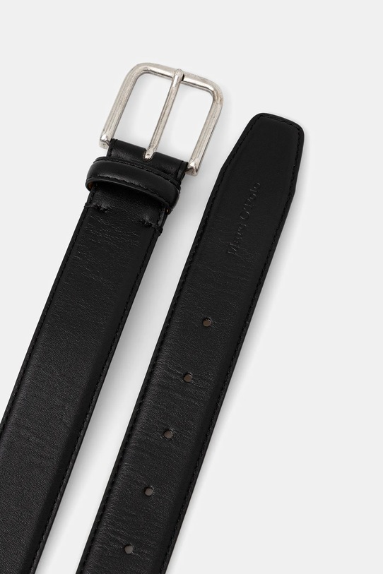 Marc O'Polo pasek skórzany 5000009125 czarny SS26