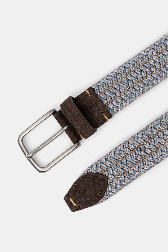 Paul&Shark Pasek pleciony męski 26416005 niebieski SS26