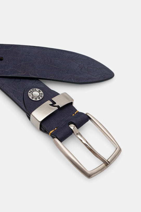 Paul&Shark pasek skórzany 26416010 granatowy SS26