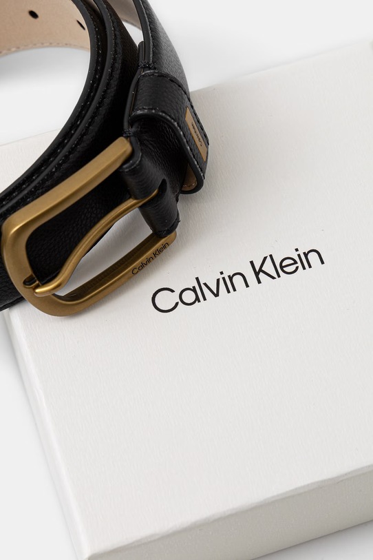 Dodaci Calvin Klein remen za muškarce kožni LV04D7073G crna