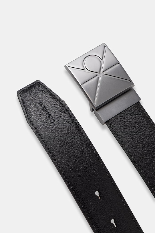 Calvin Klein ζώνη ανδρική δερμάτινη LV04D7081G μαύρο SS26