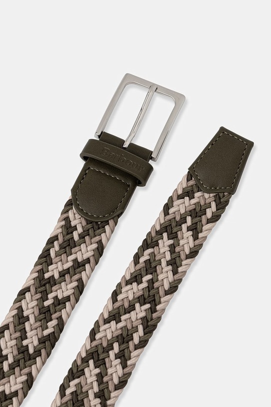 Barbour pasek pleciony męski Ford MAC0039 zielony SS26