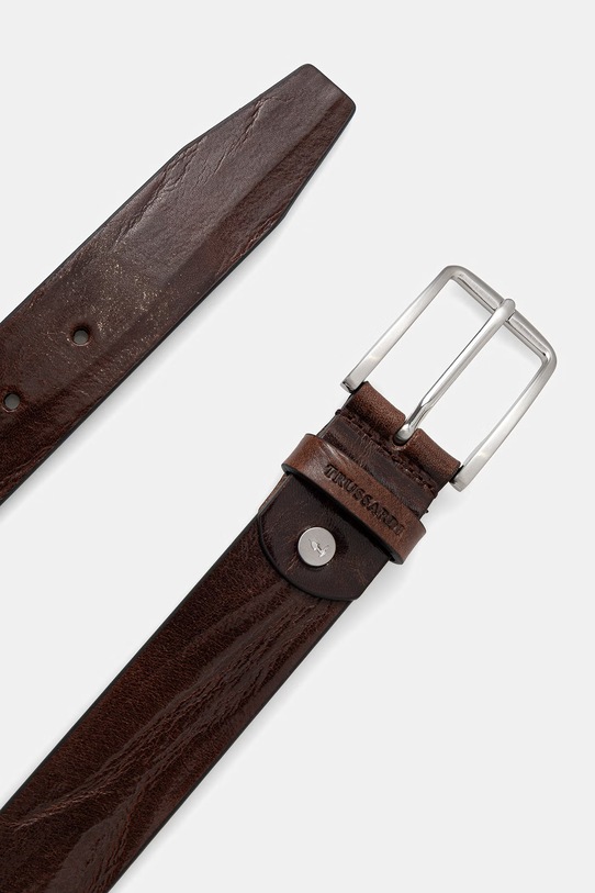 Trussardi pasek skórzany B313B000035N brązowy SS26