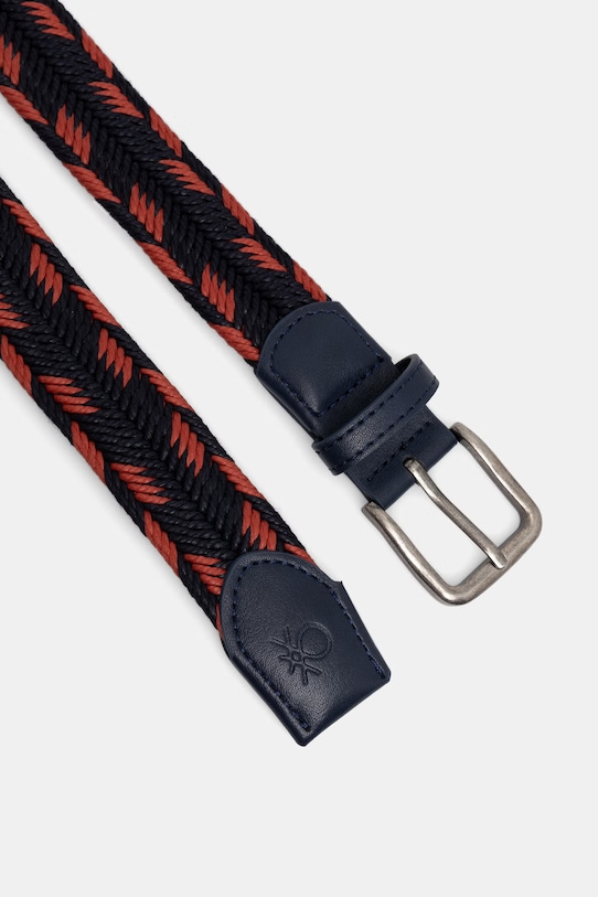 United Colors of Benetton pasek męski 632VVL009 granatowy SS26