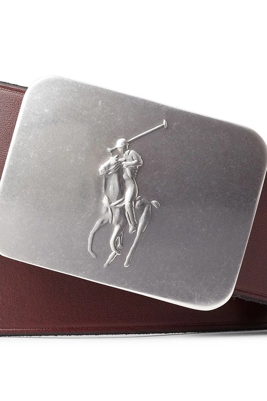 Polo Ralph Lauren pasek skórzany 405761965 brązowy SS26