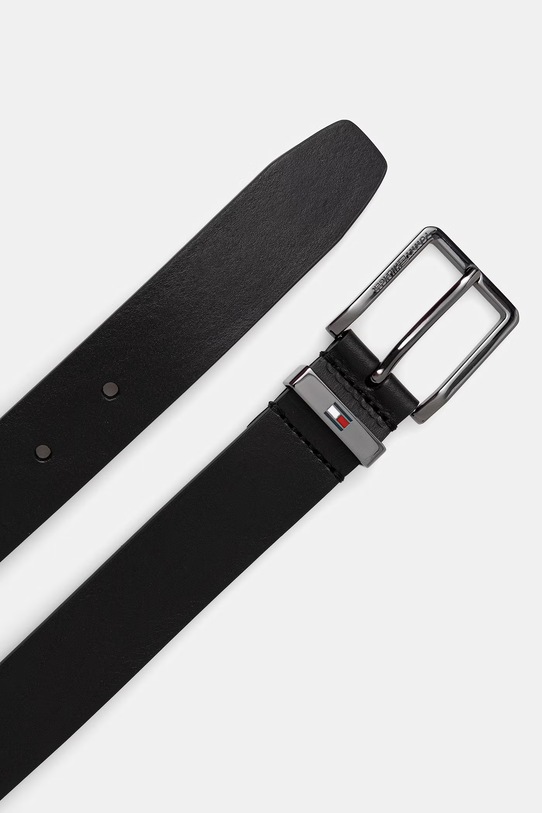 Tommy Hilfiger remen za muškarce kožni AM0AM14183 crna SS26