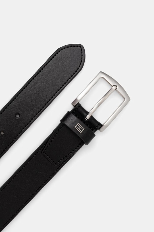 Tommy Hilfiger remen za muškarce kožni AM0AM14188 crna SS26