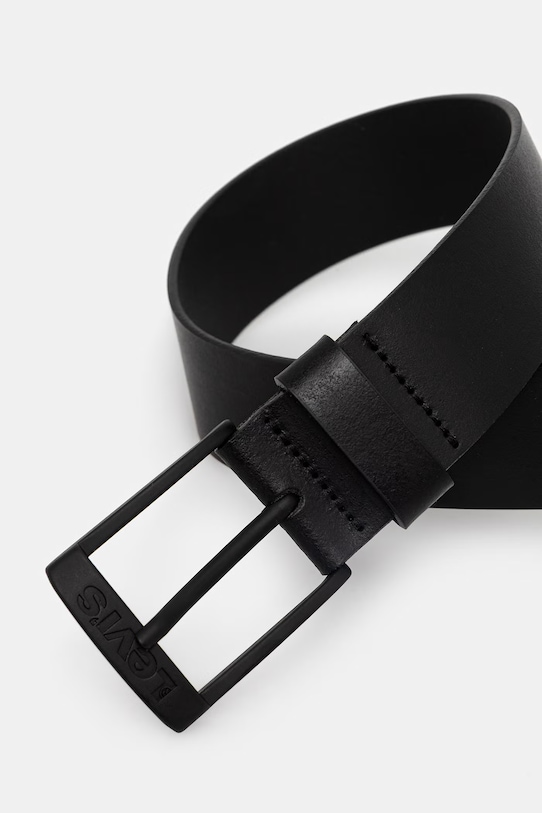 Levi's pasek skórzany NEW DUNCAN D5441.0000 czarny SS26