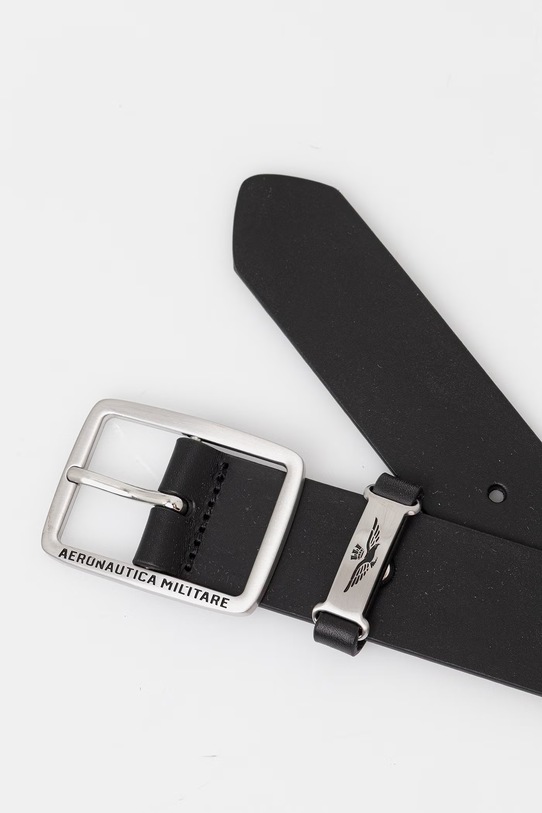 Aeronautica Militare pasek damski skórzany CP0268UPL00316 czarny SS26