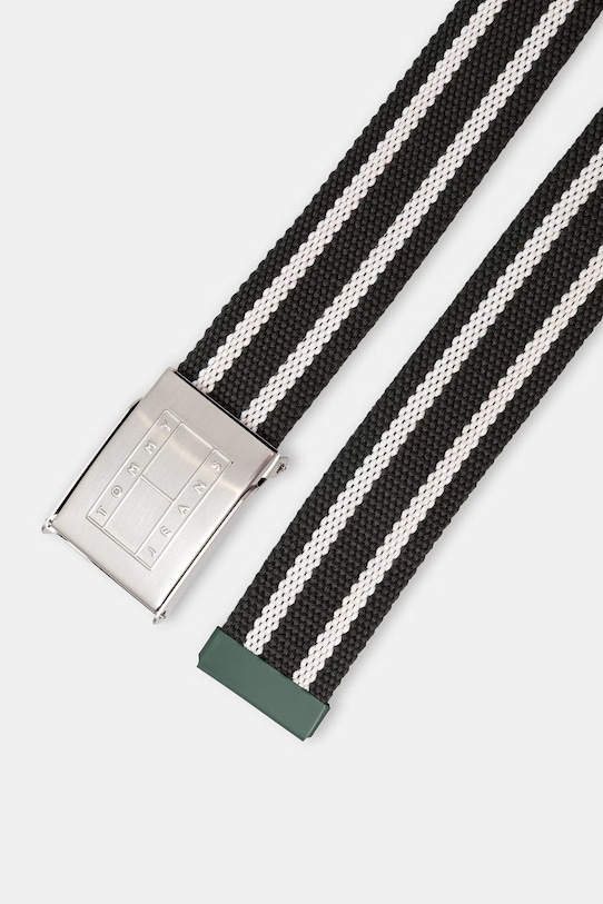 Tommy Jeans pasek męski AM0AM14235 zielony SS26