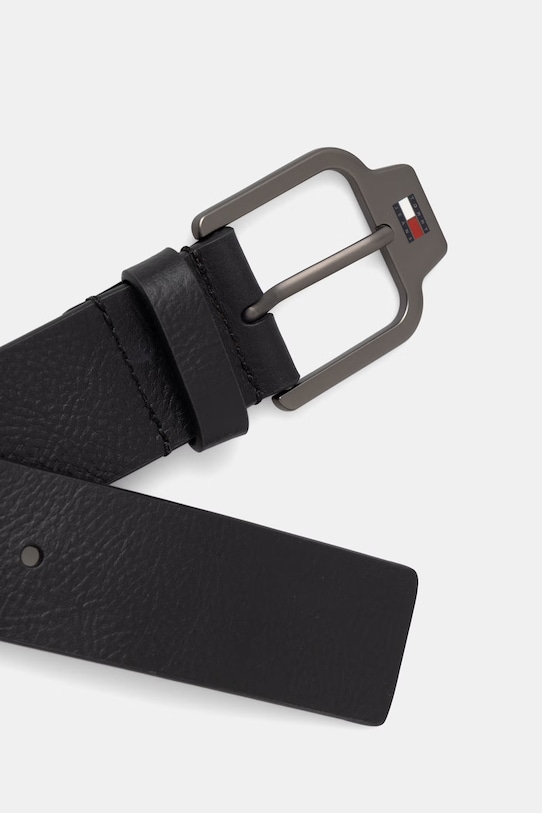 Tommy Jeans pasek męski skórzany AM0AM14236 czarny SS26