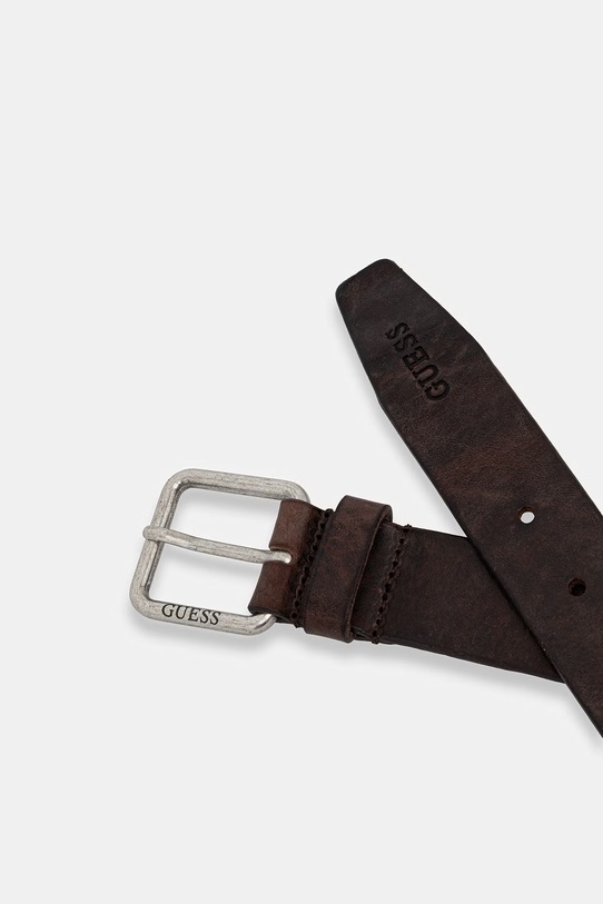 Guess pasek skórzany BM7879.P6235 brązowy SS26