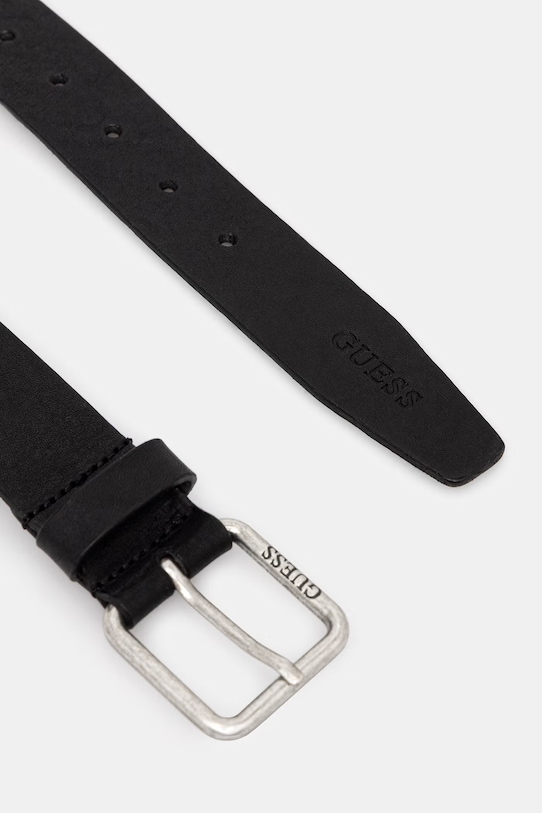 Guess pasek skórzany BM7879.P6235 czarny SS26