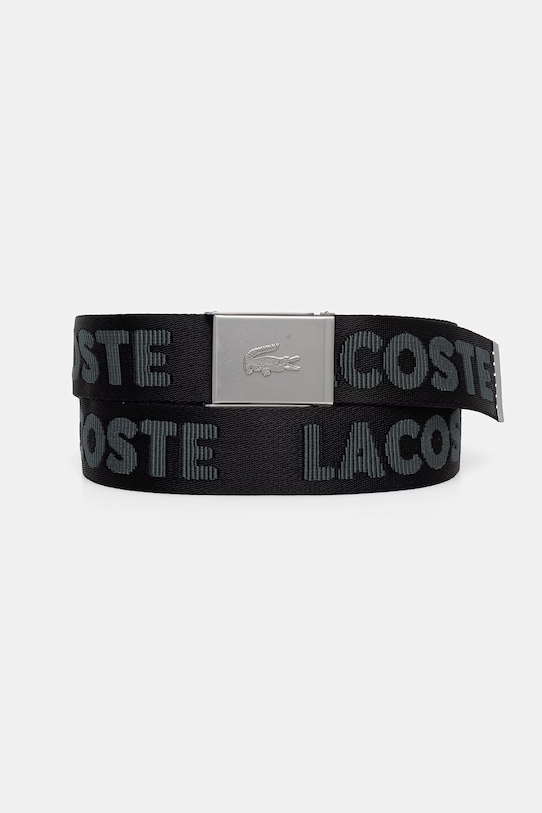 Lacoste pasek męski czarny RC4104