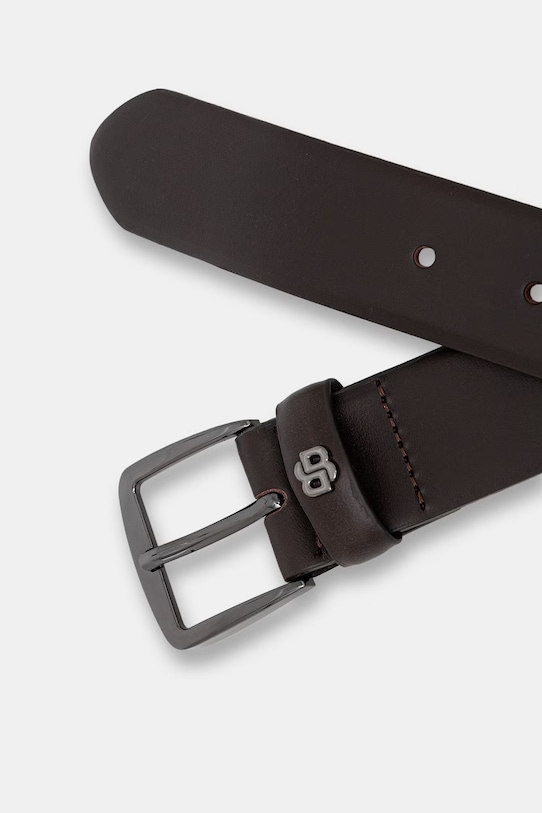 BOSS pasek męski skórzany BB_Sz35 50558852 brązowy SS26