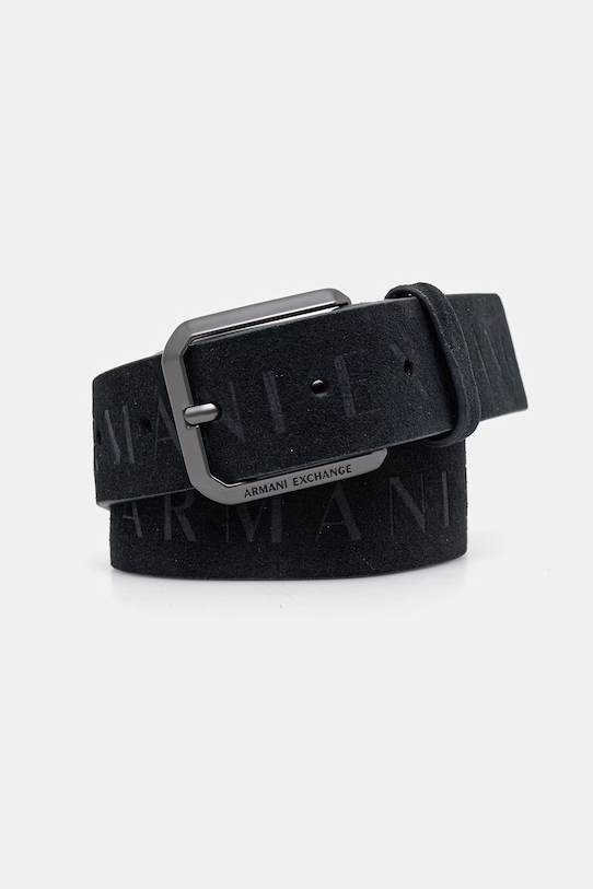 Armani Exchange pasek męski skórzany czarny XM000599.AF12668