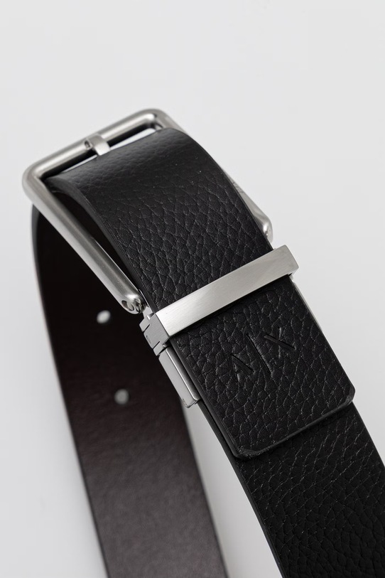 Armani Exchange pasek męski XM002663.AF22853 brązowy SS26