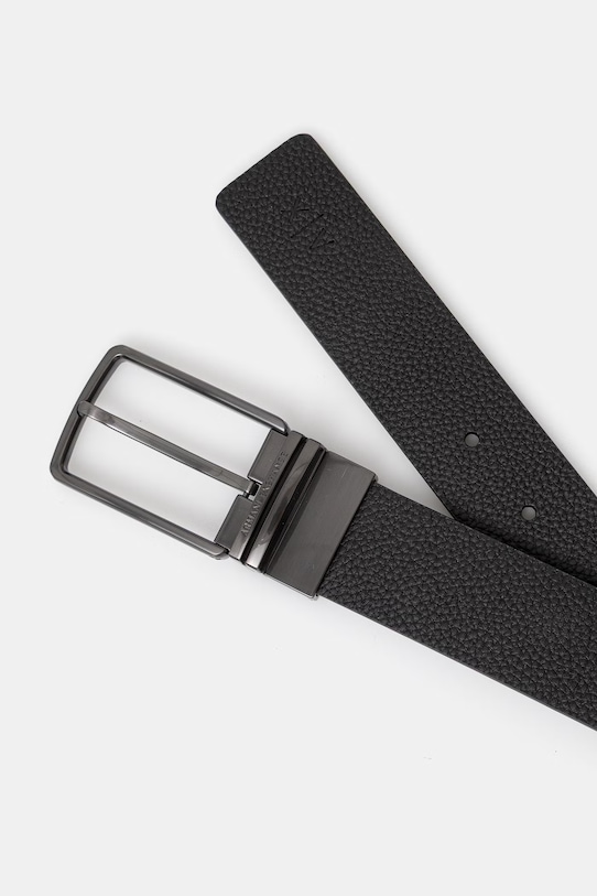 Armani Exchange pasek męski skórzany XM002836.AF24982 czarny SS26