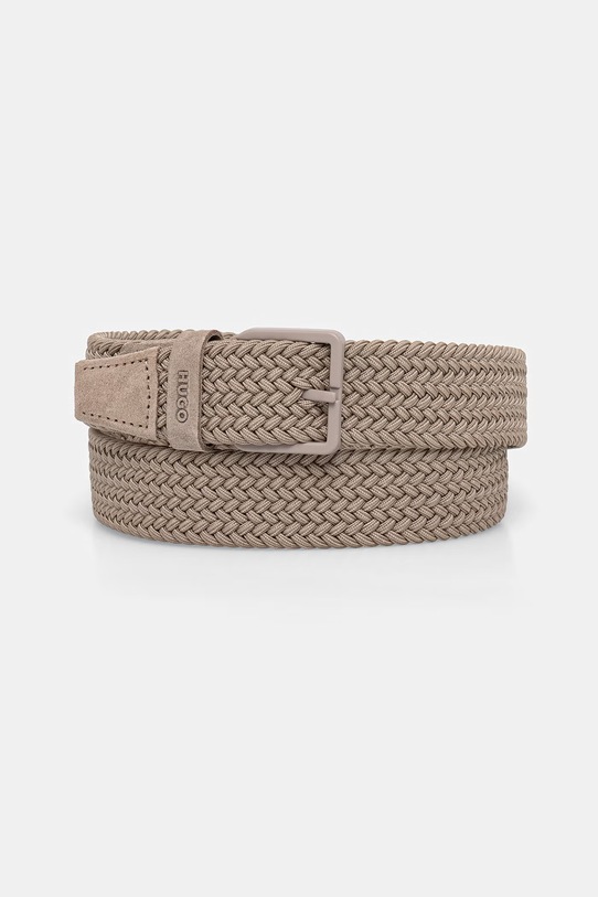 HUGO платнен колан мъжки Gethin-WnE_Sz35 бежов 50563651