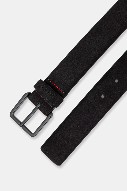 HUGO ремінь чоловічий замшевий Gethin-Sd_Sz35 50563652 чорний SS26