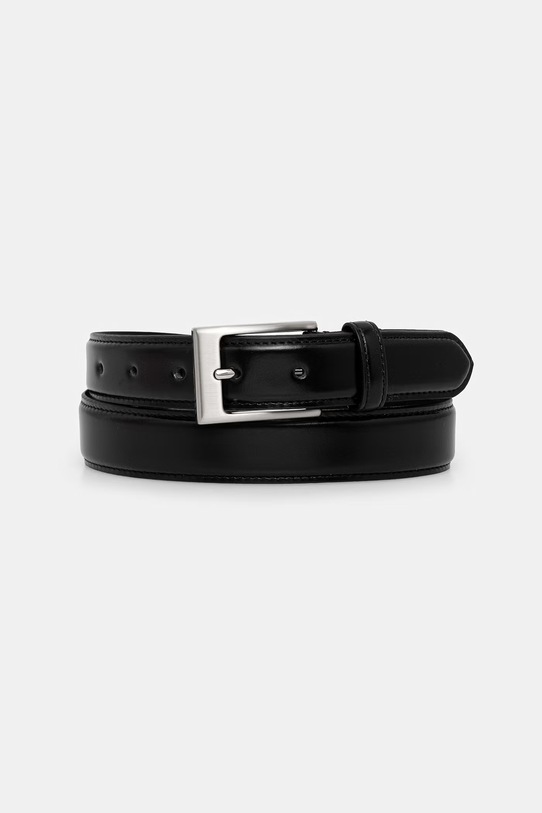 BEAMS Men's leather belt black 1152.0237.905