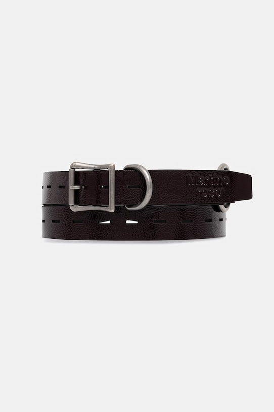 Martine Rose Bondage Belt remen kožni bordo 1138LP34113
